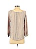 American Eagle Outfitters 100% Viscose Tan 3/4 Sleeve Blouse Size S - photo 2