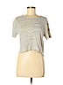 Rag & Bone/JEAN 100% Linen Gray Short Sleeve T-Shirt Size S - photo 1