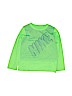 Nike 100% Polyester Stripes Green Active T-Shirt Size 7 - photo 1
