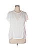 ModCloth White Short Sleeve Blouse Size XL - photo 1