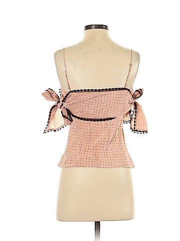 BCBGMAXAZRIA Sleeveless Silk Top (view 2)