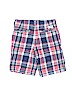 Abercrombie 100% Cotton Checkered-gingham Blue Khaki Shorts Size 12 - photo 2