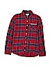 Justice Red Long Sleeve Button-Down Shirt Size 14 - photo 1
