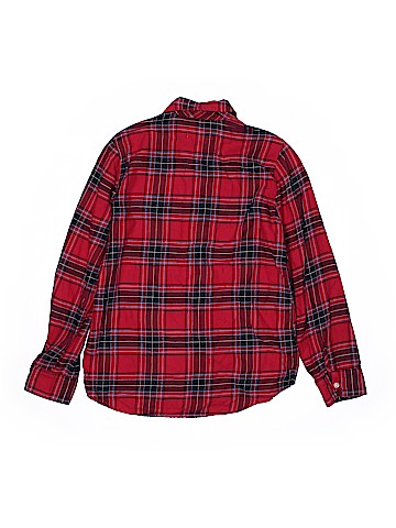 Justice Long Sleeve Button-Down Shirt (view 2)
