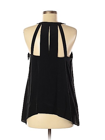 BCBGMAXAZRIA Sleeveless Silk Top (view 2)
