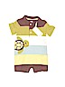 Gymboree 100% Cotton Brown Short Sleeve Onesie Size 3-6 mo - photo 1