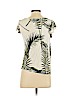 H&M Ivory Short Sleeve Top Size S - photo 2