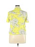Wild Fable 100% Rayon Yellow Short Sleeve Blouse Size XL - photo 2