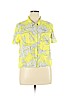 Wild Fable 100% Rayon Yellow Short Sleeve Blouse Size XL - photo 1