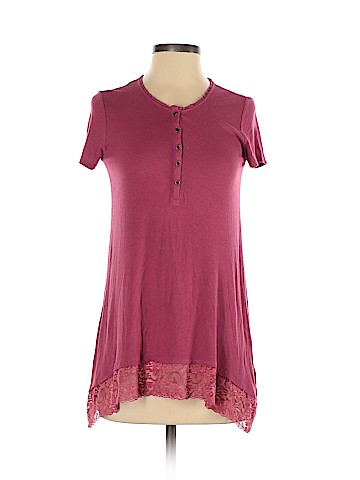 Pink Rose Short Sleeve Top (view 1)