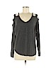 Zenana Outfitters Gray Long Sleeve Top Size M - photo 1