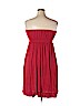 Banana Republic 100% Silk Red Casual Dress Size 14 - photo 2
