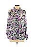 Cj Banks 100% Cotton Purple Long Sleeve Blouse Size 1X - photo 1