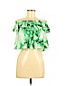 Show Me Your Mumu 100% Polyester Green Short Sleeve Blouse Size S - photo 1
