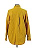 Forever 21 100% Cotton Yellow Long Sleeve Button-Down Shirt Size L - photo 2