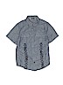 Old Navy 100% Cotton Blue Short Sleeve Button-Down Shirt Size L (youth) - photo 1