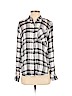 Lucky Brand 100% Cotton Black Long Sleeve Button-Down Shirt Size S (petite) - photo 1