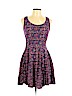 Bebop 100% Rayon Blue Casual Dress Size L - photo 1