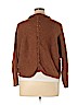 Pink Rose 100% Acrylic Brown Cardigan Size XL - photo 2