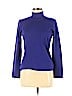 Escada 100% Cotton Blue Turtleneck Sweater Size EU 34 / US 4 - photo 1