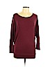 Adrienne Vittadini Burgundy 3/4 Sleeve Top Size L - photo 1