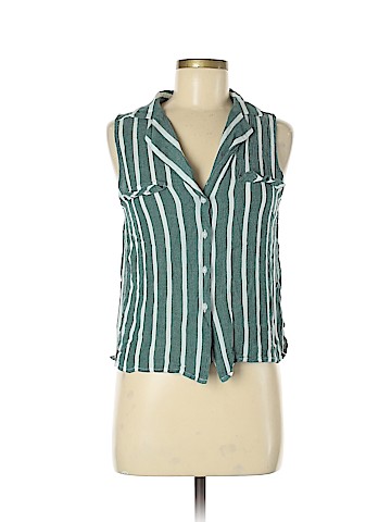 BP. Sleeveless Button-Down Shirt (view 1)