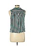 BP. 100% Viscose Green Sleeveless Button-Down Shirt Size M - photo 2