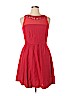 Maeve 100% Polyester Red Cocktail Dress Size 14 - photo 1