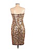 Badgley Mischka Gold Cocktail Dress Size 8 - photo 2