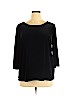 Avenue Black Long Sleeve Top Size 18 - 20 Plus - photo 1