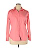 Worthington Pink Long Sleeve Button-Down Shirt Size 16 - photo 1