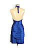 BCBGMAXAZRIA 100% Polyester Blue Cocktail Dress Size 4 - photo 2
