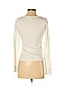 DKNY 100% Cotton White Long Sleeve Top Size XS - photo 2