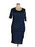 Lularoe Blue Casual Dress Size 3X - photo 1