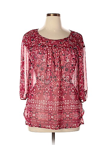 LC Lauren Conrad Long Sleeve Blouse (view 1)