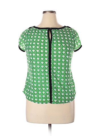 Worthington Short Sleeve Blouse (view 1)