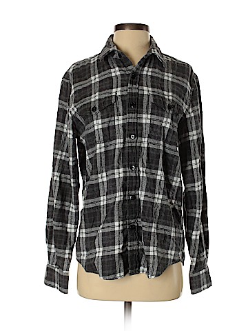 American Eagle Outfitters Long Sleeve Button-Down Shirt (view 1)