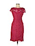ML Monique Lhuillier 100% Nylon Pink Cocktail Dress Size 6 - photo 1
