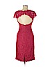 ML Monique Lhuillier 100% Nylon Pink Cocktail Dress Size 6 - photo 2