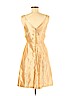 Lula Kate 100% Silk Gold Cocktail Dress Size 2 - photo 2