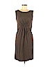 ROCHAS 100% Rayon Brown Casual Dress Size EU (IT) 38 / US 2 - photo 1