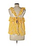 Rebecca Minkoff 100% Rayon Yellow Sleeveless Blouse Size M - photo 2