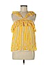 Rebecca Minkoff 100% Rayon Yellow Sleeveless Blouse Size M - photo 1