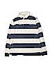 Vineyard Vines 100% Cotton Stripes Blue Long Sleeve Polo Size L (youth) - photo 1