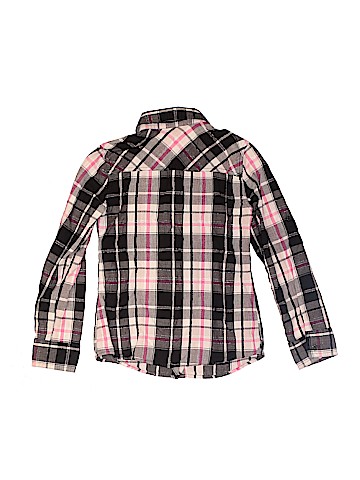 Justice Long Sleeve Button-Down Shirt (view 2)