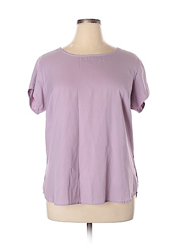 7th Avenue Design Studio New York & Company Short Sleeve Blouse (view 1)