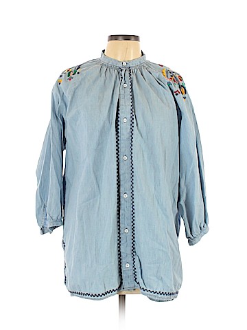 Lucky Brand 3/4 Sleeve Button-Down Shirt (view 1)