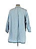 Lucky Brand Blue 3/4 Sleeve Button-Down Shirt Size L - photo 2