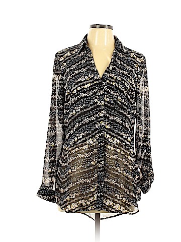 Candie's Long Sleeve Blouse (view 1)