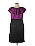 DressBarn 100% Polyester Purple Cocktail Dress Size 14 - photo 2